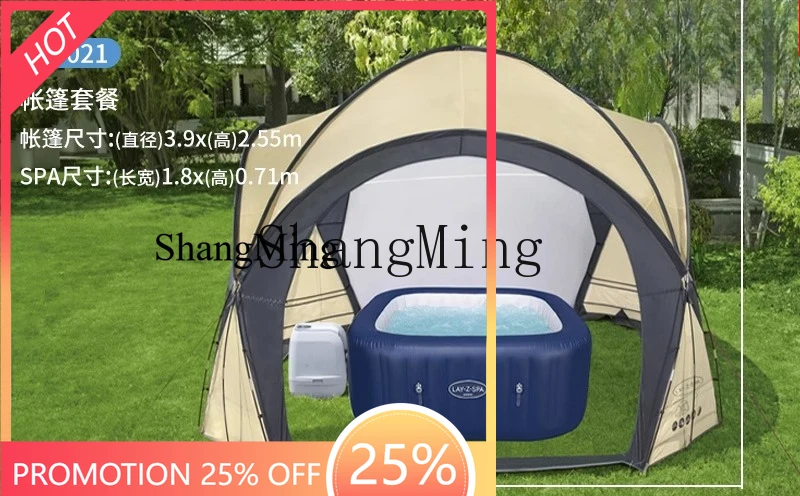 CL Inflatable Bath Outdoor Hot Spring Bath Inflatable Heated Pool Bathing Bucket Home Jacuzzi