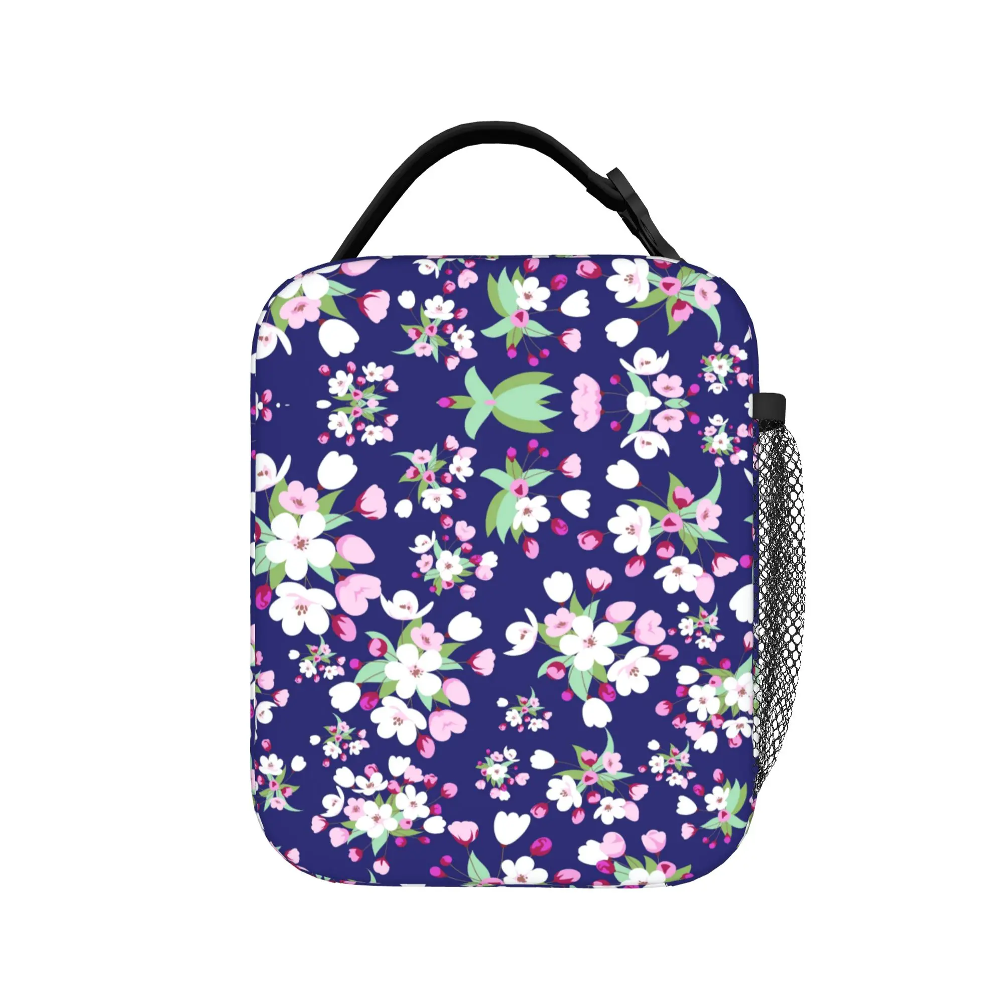 Japanese Sakura Cherry Blossom Thermal Insulated Lunch Bag for School  Reusable Food Bag Container Thermal Cooler Lunch Boxes
