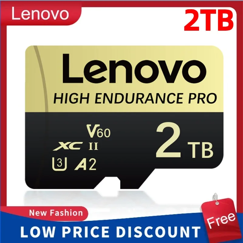 100% originale Lenovo Micro TF SD Card 1TB classe 10 TF Card 512GB 2TB Memory Card Micro Tarjeta SD per telefono Tablet Flash Card