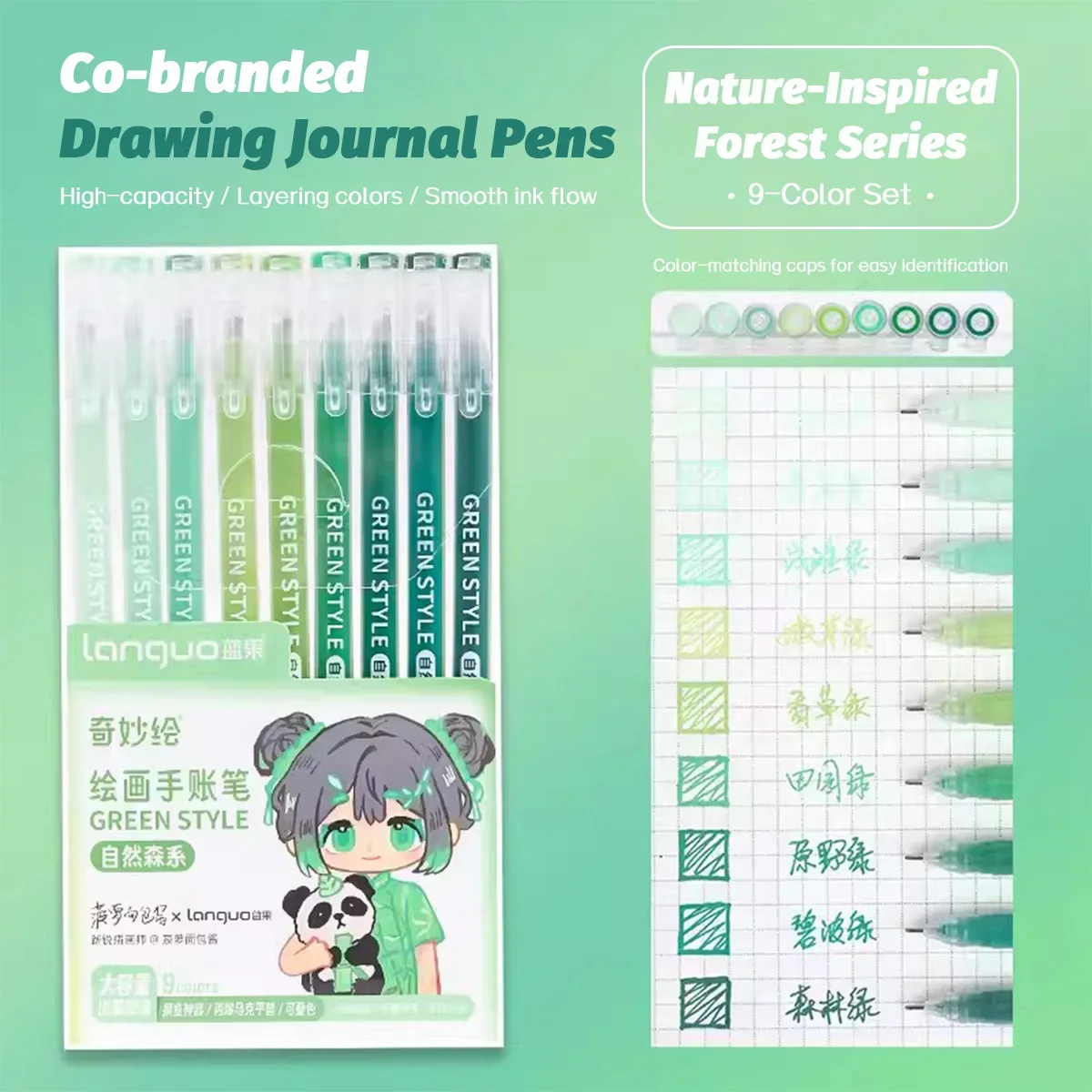6-9-pz-set-morandi-penne-gel-05mm-kawaii-pastello-set-per-gli-studenti-diario-scrapbook-pittura-e-disegno-penna-materiale-scolastico-di-cancelleria