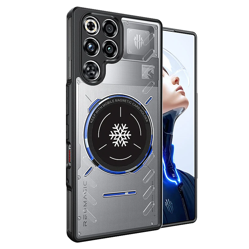 Magnetyczne etui na ZTE Nubia Redmagic 11 SPro 11Pro Plus, wysoka przezroczystość, doskonałe odprowadzanie ciepła, odporne na wstrząsy, obudowa ochronna. — zdjęcie produktu 6