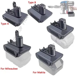Battery Adapter For Dyson Type A/Type B DC31 DC35 DC44 Animal Vacuum Cleaner Replacement for Dewalt/Makita/Milwaukee 18VBattery
