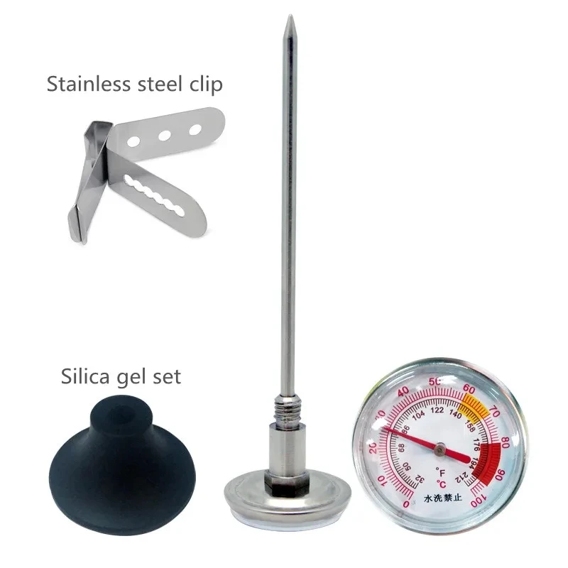 Coffee accessories Food Milk Coffee and coffee pots milk jug Probe Thermometer Portable Stainless Steel kitchen accessories tool