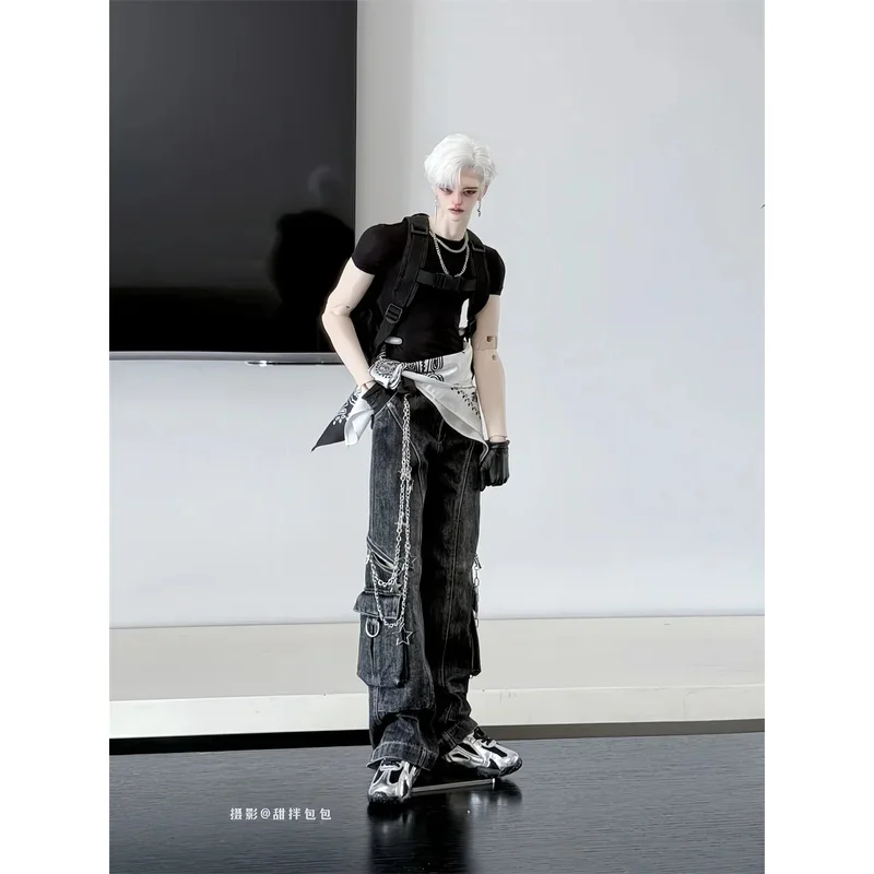 

Кроссовки для кукол BJD, спортивные, ID75, черные для мальчиков, белые для девочек, молодежные, стильные, повседневные, сетчатые, игрушечные, подарочные аксессуары для кукол