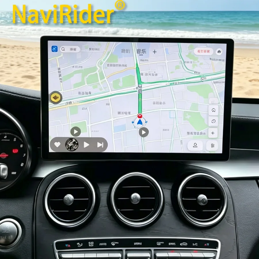 S For Mercedes Benz C CLASS V Class W446 W447 X253 W205 2015-2018 Autoradio GPS Stereo 13.3inch Android 15 Carplay Head Unit