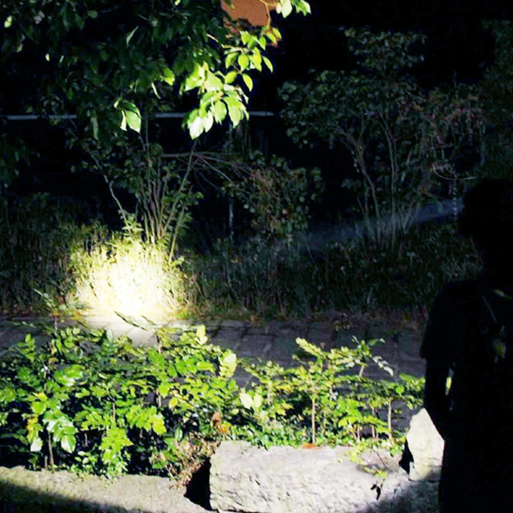 Head Flashlight LED Work Light Waterproof Motion Sensor LED Headlight Dual Light Source 4 Light Modes for Camping Running Hiking