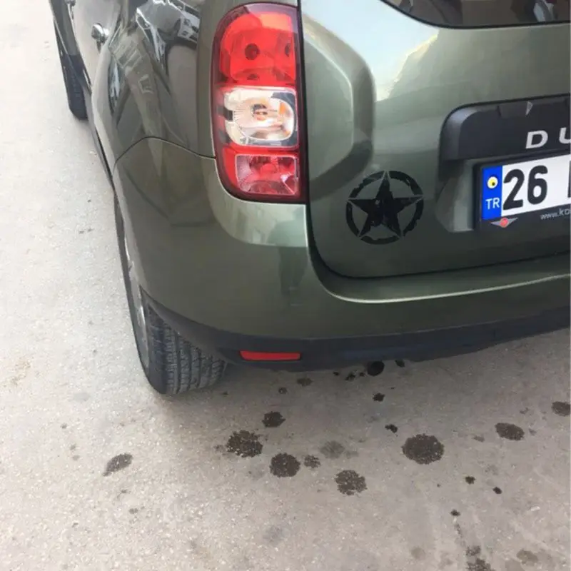 Funny Star 15cm Print Stickers Design Car Door Window Exterior Body Decorative Stickers for Drop Shipping