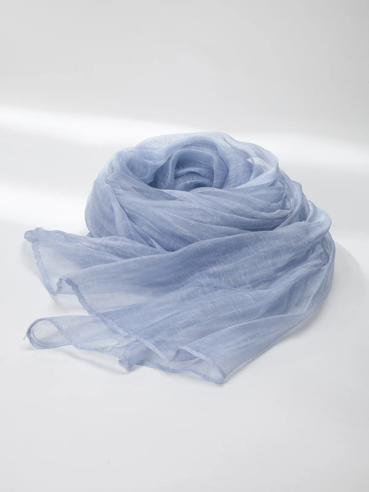 Damen-Organza-Schal, transparenter, durchsichtiger Gaze-Schal, leichter Sonnenschutz-Wickel, atmungsaktiv, modisch, für den Sommer und den Alltag – Detail 27