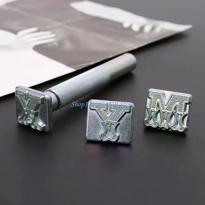 

N5KC 26x стальной алфавитный штамп с буквенным штампом, набор штампов для рукоделия из кожи, инструмент для штамповки металла