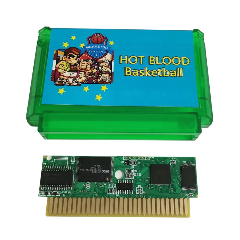 HOT BLOOD Basketball  Family Computer FC Famicom NES Game Cartridge 60 Pin Retro Console