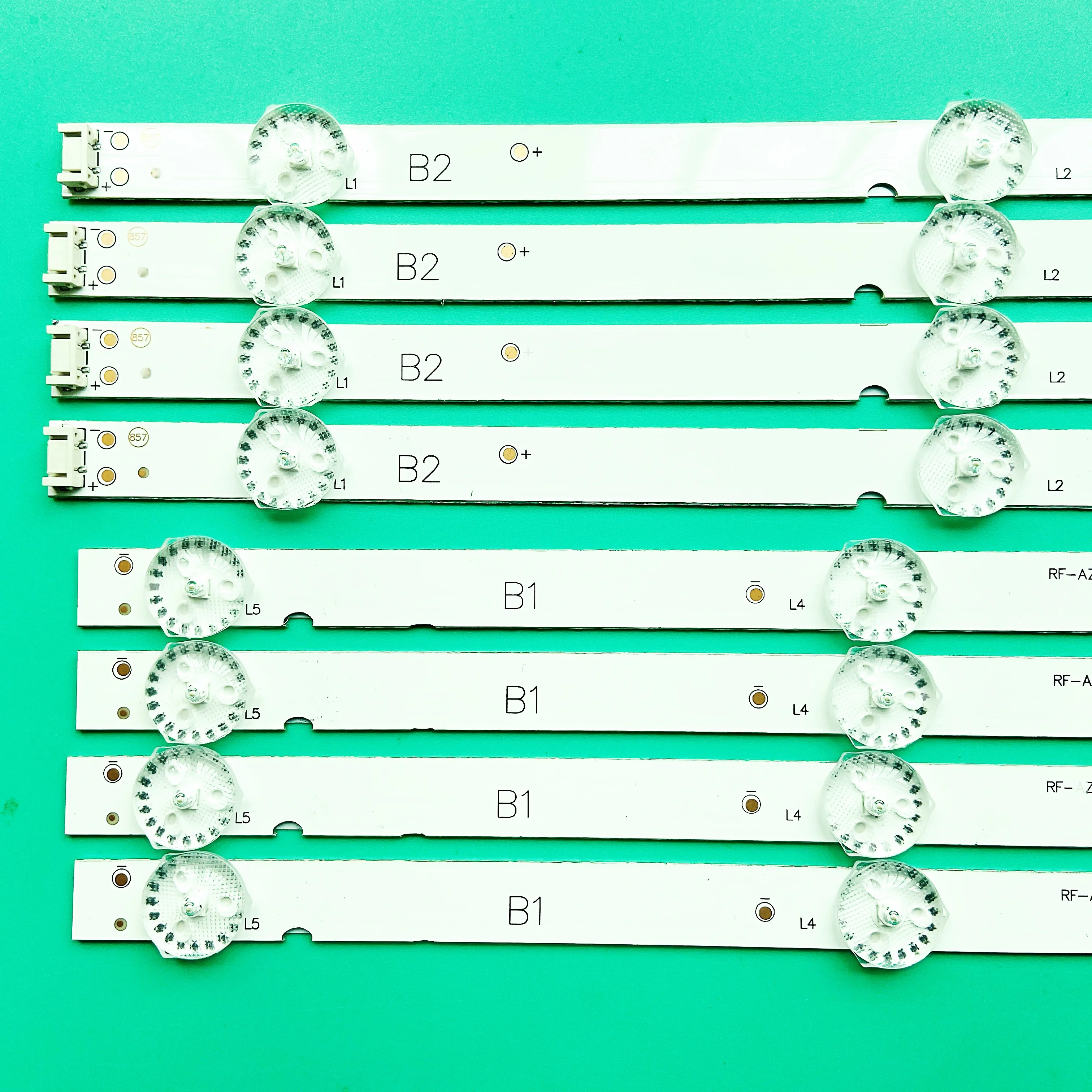 

8pcs LED 55UJ6200-UA 55UJ620Y-TA 55UJ620V-ZA 55LJ5400-UA 55LJ620V-AZ 55UJ6000 PTV55U21 55U5A 55M9 RF-AZ550E30-0501A-12 0601B 20