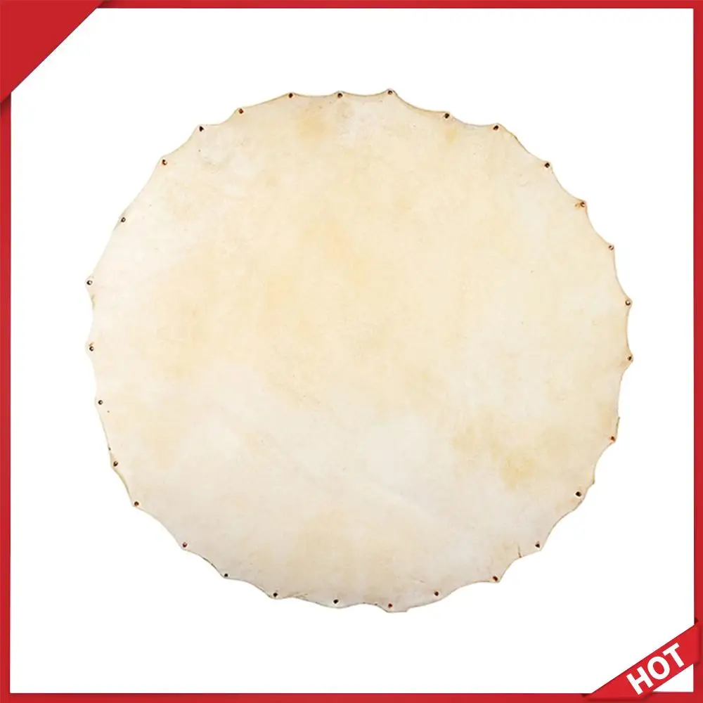 Cabeça de Tambor Africano em Pele de Cabra 8 10 12 13 14 polegadas, Pele de Cabra para Tambor Xamânico, Instrumento Musical de Percussão, Peças e Acessórios para Tambor