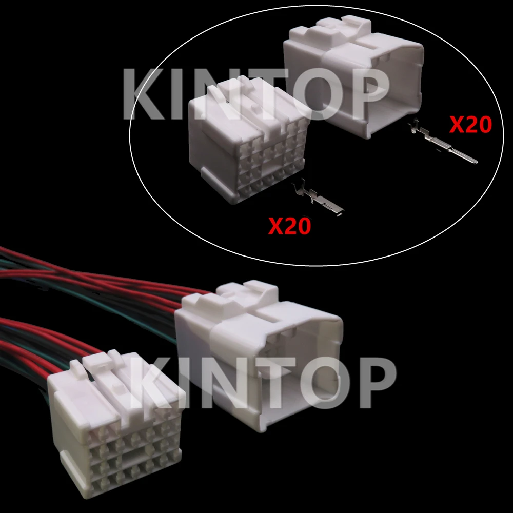 

1 компл. 20-контактный автомобильный инструмент жгут проводов разблокированный разъем 6240-5134 6240-1116 автомобильный пластиковый корпус соединитель
