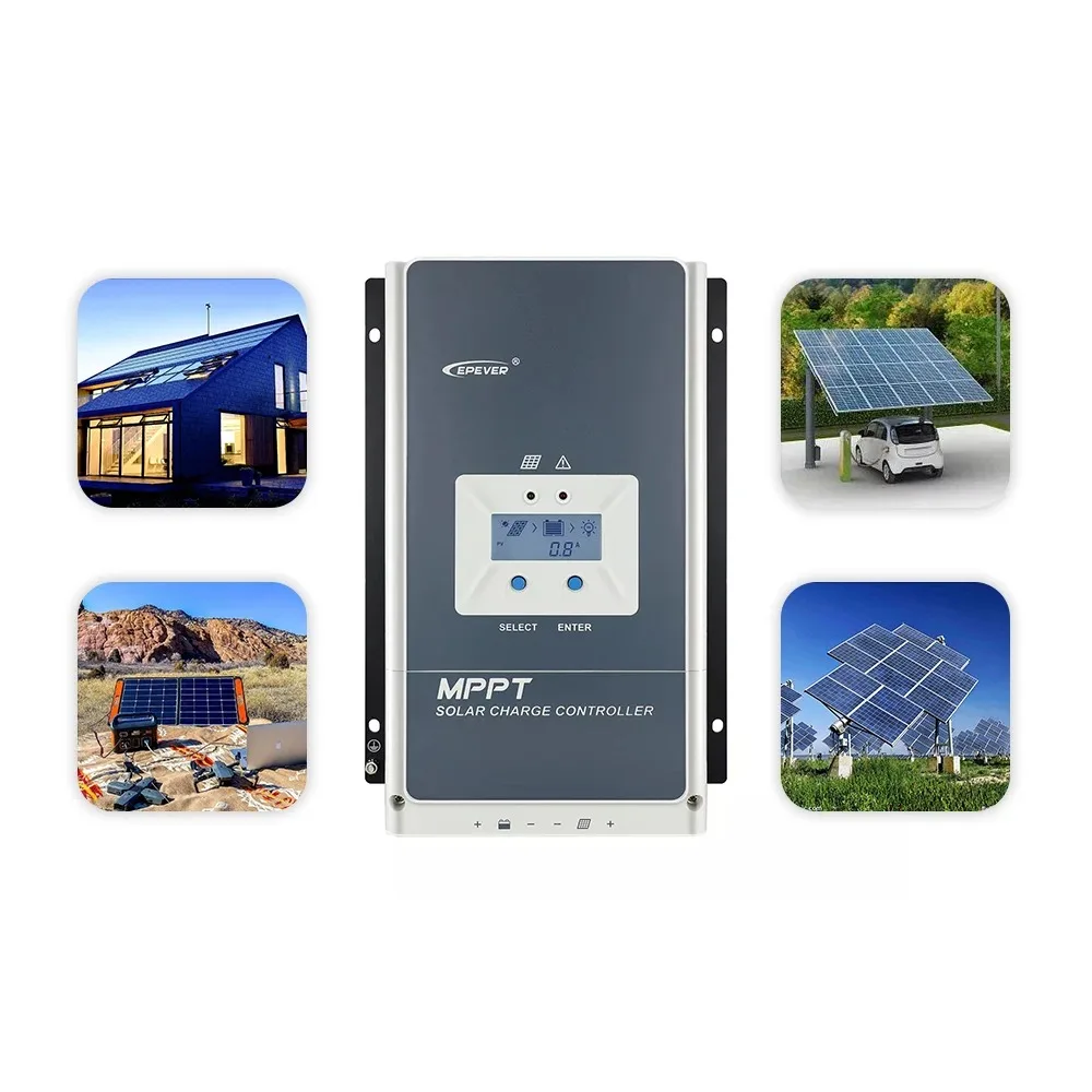 EPEVER 50A 60A 80A 100A MPPT Solar Charge Controller 12V 24V 36V 48V Auto Solar Battery Regulator Max PV 150VDC 200VDC Tracer AN