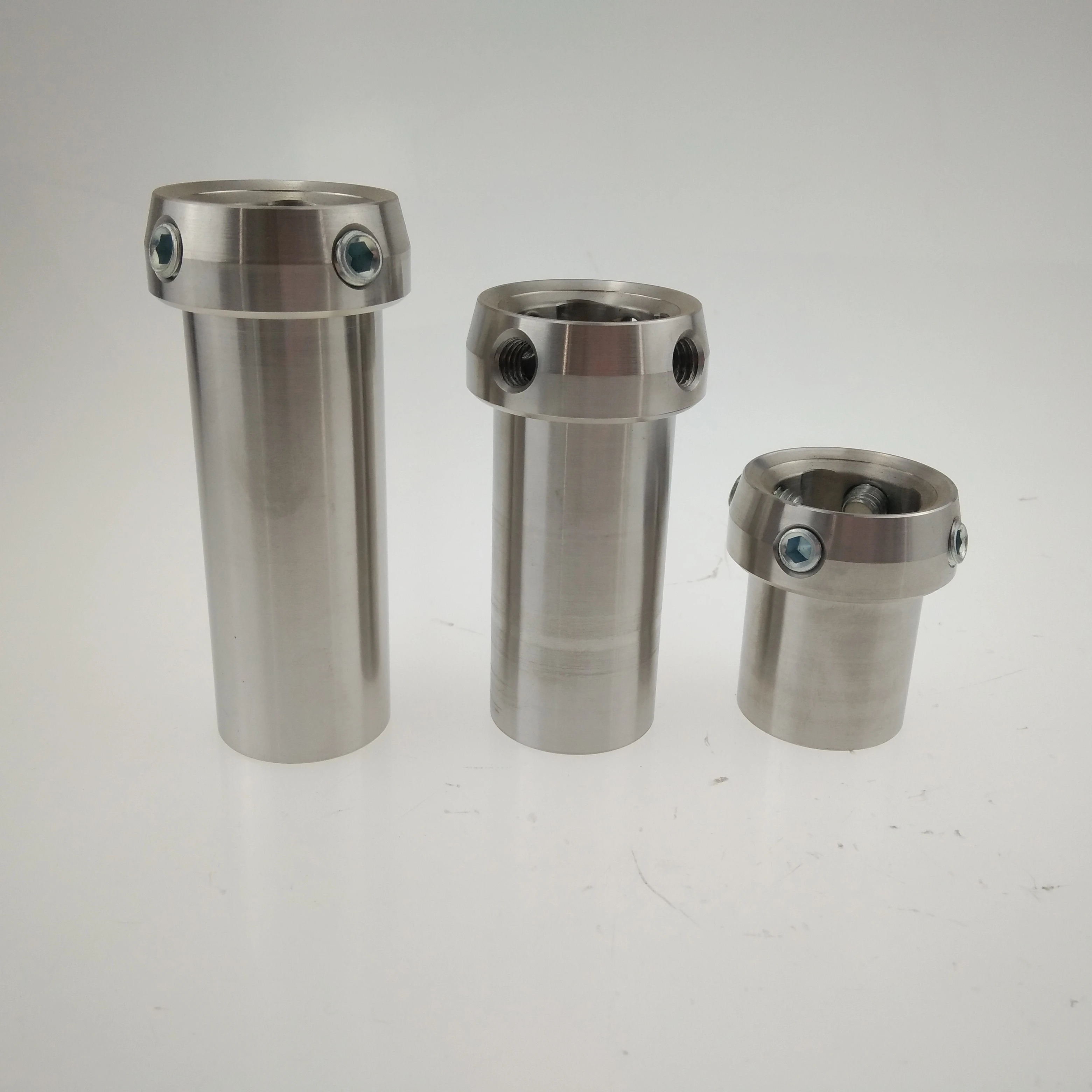 Adjustable Stainless Steel Short Tube Adapter for Prosthetic Leg Rehabilitation Equipment Stainless Steel / Titanium / Aluminum