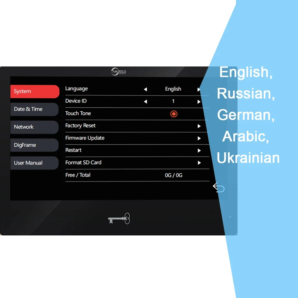 Tuya 10 بوصة فيديو إنترفون شاشة تعمل باللمس مع جرس الباب السلكي 1080P APP كلمة المرور بطاقة بصمة انتقاد رصد نقرة واحدة فتح