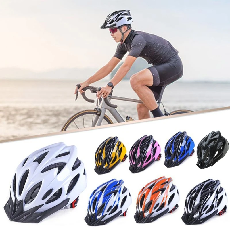 Lightweight Motorbike Helmet Road Bike Cycle Helmet Mens Women for Bike Riding Safety Adult