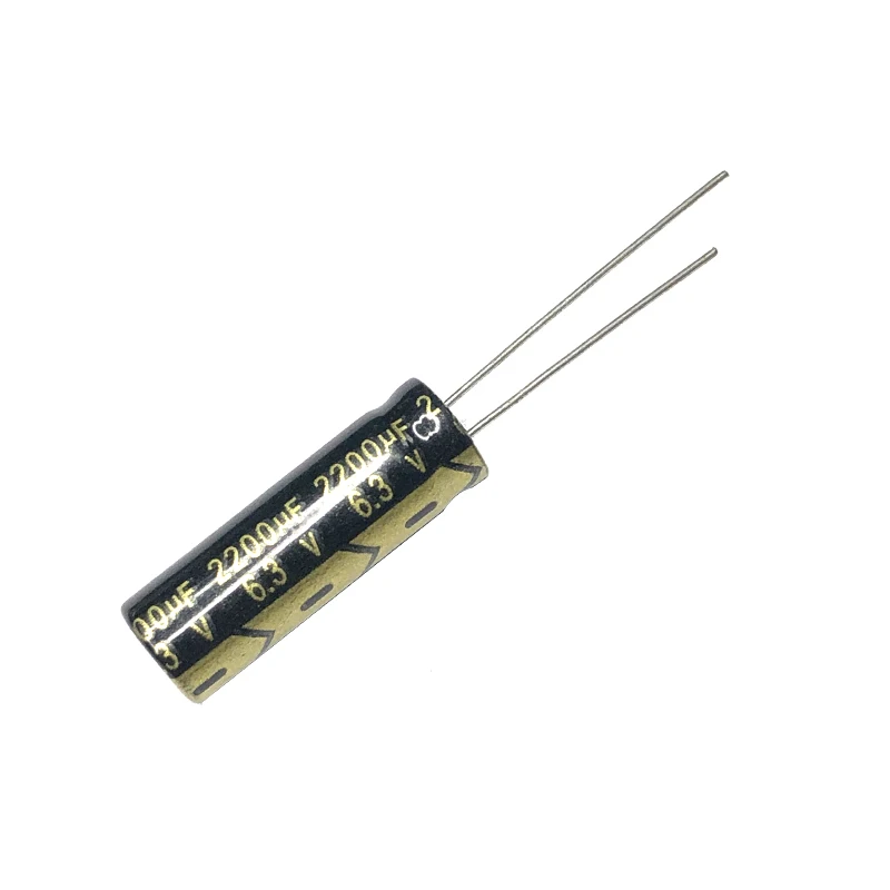 6.3v2200uf 8x24mm Aluminum Electrolytic Capacitors 6.3v 2200uf 2200mf 2200mfd 2200uf6.3v 2200mf6.3v 1000uf 820uf 3300uf