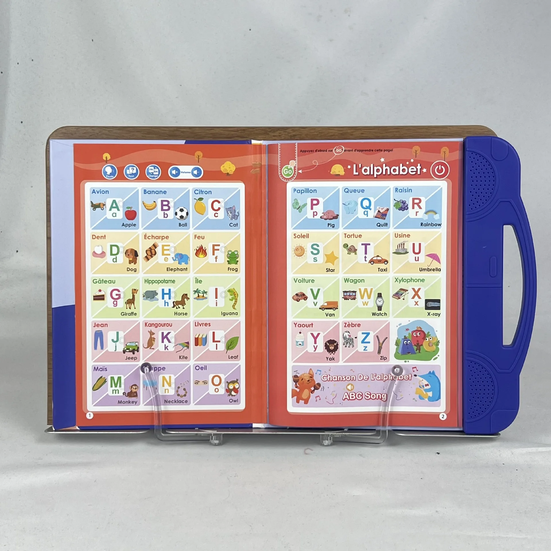 Frans audioboek, Encyclopedie voor vroege educatie, leermachine, educatief speelgoed, pratend Frans boek