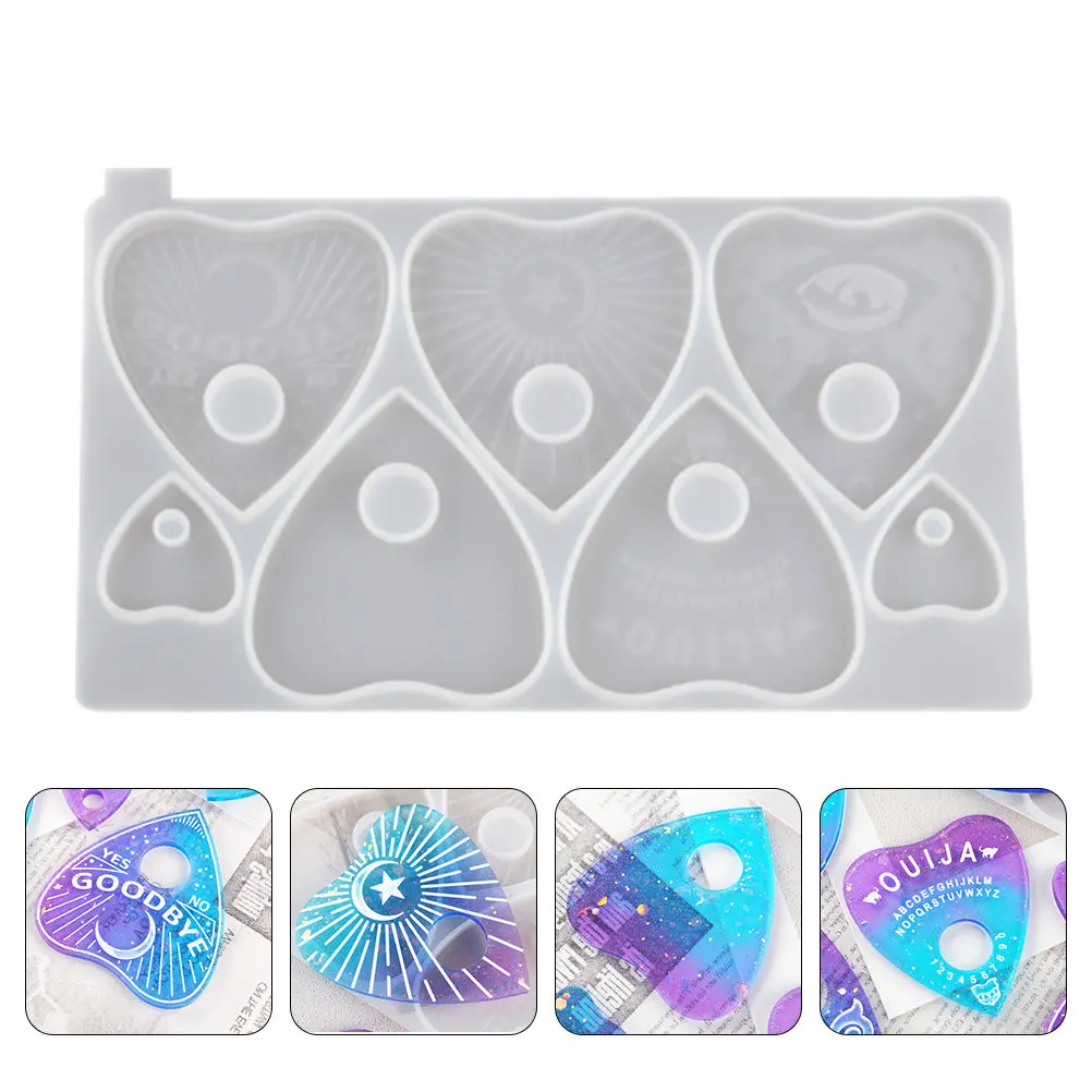 1Pcs DIY Silicone Mold Epoxy Resin Divination Board Mold Psychic Symbol Casting for Art Craft Accessories Casting Molds