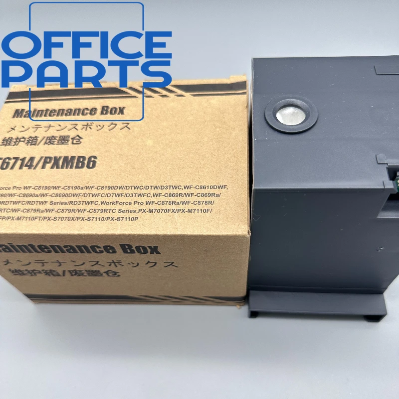 T6714 Maintenance Box For Epson WF-C8690 WF-C8690DWF  WF-C869R WF-C8610 WF-C8190 WF-C8190DW C13T671400 T671400 Waste Ink Tank