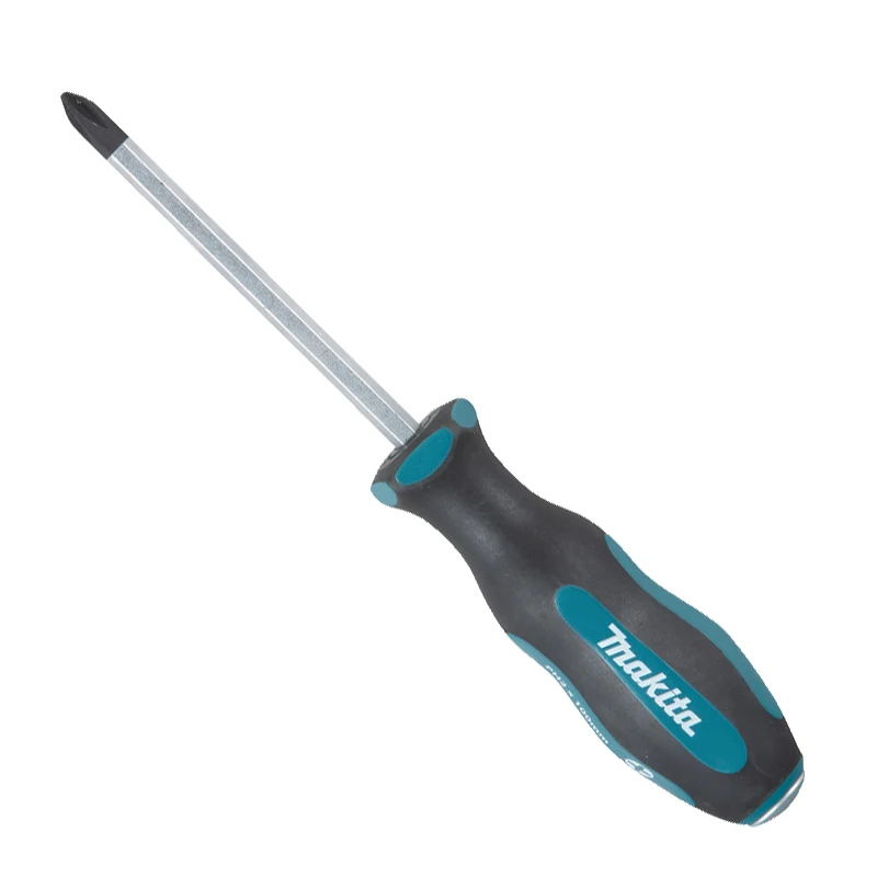 Makita B-66070 PH2 Hexagonal Shaft Go Through Screw Driver Wear Resistant Ergonomic Electrician High Torque Strength  Hand Tools