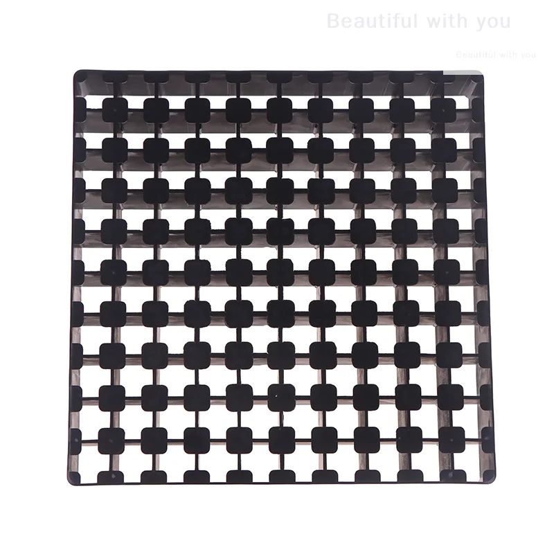 New100 فتحات حامل قلم أسود سعة كبيرة حامل قلم تحديد فرشاة القلم تخزين الرف حامل فرشاة المكياج متعدد الوظائف #3