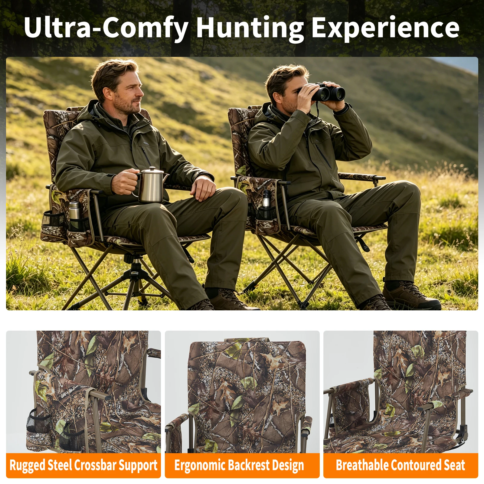 360 ° Döner Katlanır Yemek S - Hunting And Fishing Outdoor Chairs incelemesi ve fiyatı