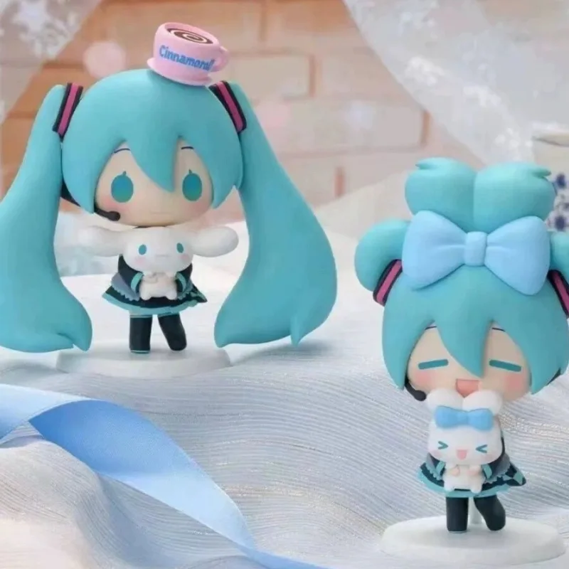 Hatsune-Ornements de coeur de fille mignonne, décoration de console centrale de voiture, cadeau cancers de dessin animé, Ata ku, wilbidimensionnel