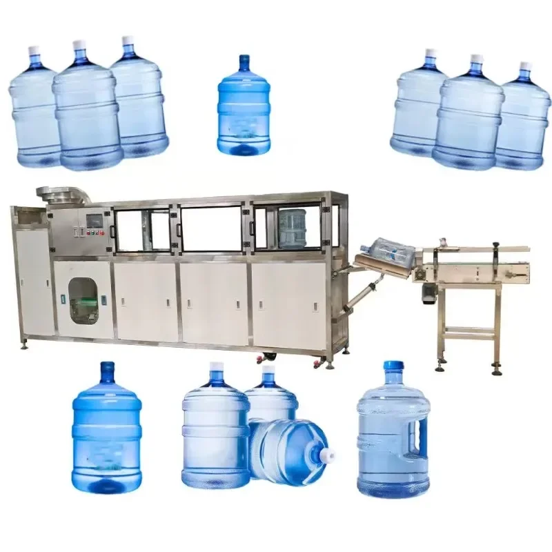 【2026】5 Gallon Filling Machine for Pure Bottle Water Mineral Water Refilling Station with Washing, Sealing and Packing