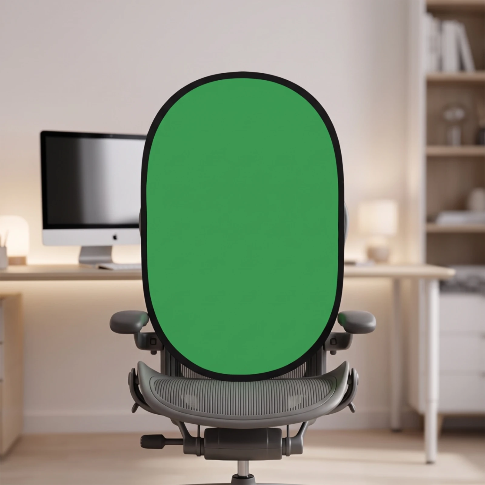 Green Screen Backdrop Board Chroma Key Green Screen Trifold Display Board Wrinkle-Resistant Lightweight for Streamers
