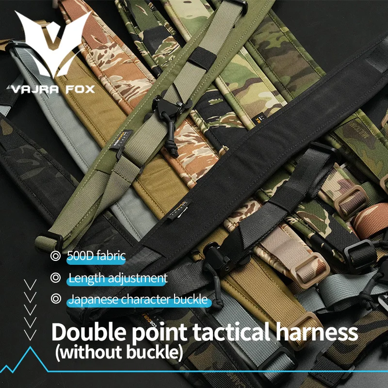 

Tactical Gear Sling Strap 2/1 Point QD Rifle Sling Adjustable Straps Fit M4 Ak Ar15 Connect Portable Multi-function Strap