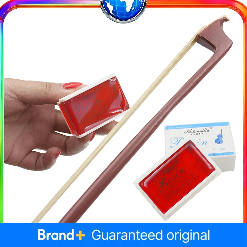 Villa Violin Rosin 702 - High Purity Universal Red Rosin with Plastic Case,  for Violin Viola Cello Bowed String Instrument