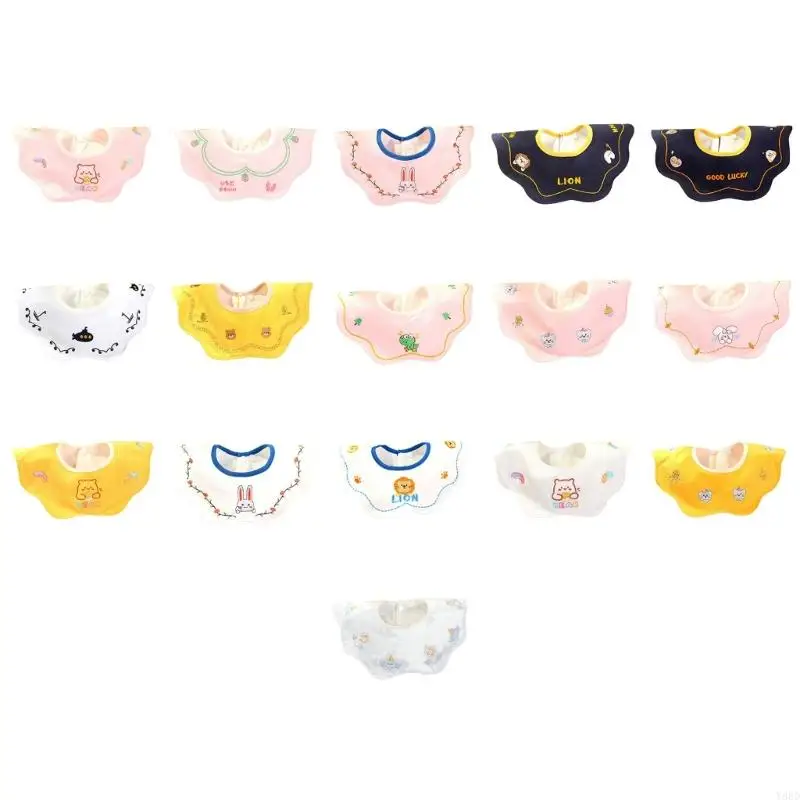 

Y88D Super Absoolbent Baby Bandana Scarf Слюнь для слюни мягкий хлопок