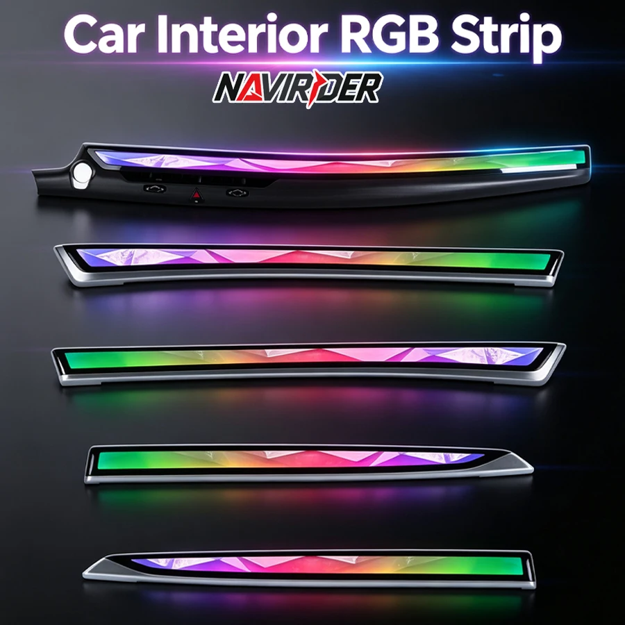 Car Interior RGB 256 Color Mini Program Control Bluetooth Wireless Lamp For BMW 5-Series F10 2011-2017 OEM LED Ambient Light