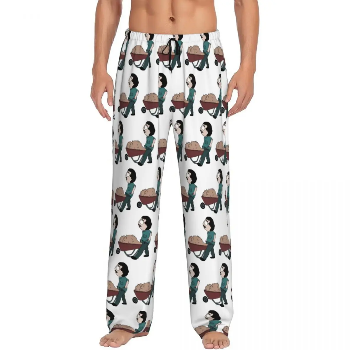 

Мужские пижамные штаны Custom Southpark Epic Randy Marsh Balls с карманами для сна и отдыха