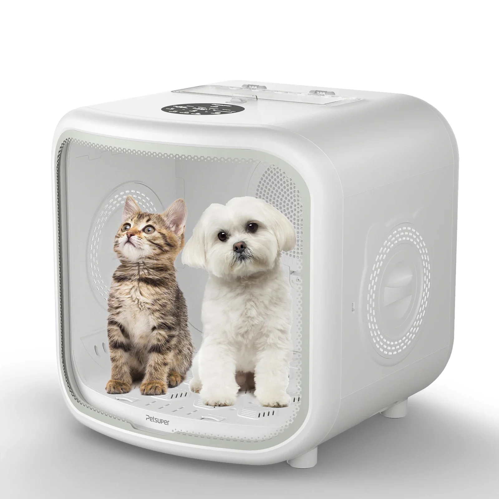 Wholesale Automatic High Velocity Dog and Cat Hair Blower Cat Plastic Groomers Dryer Box Drying Cabin Grooming Machine for Pets