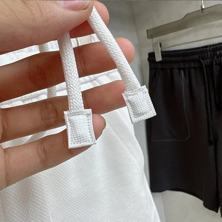 2024 New High Quality Men's Business Leisure Breathable Rope High Elastic Casual Shorts Summer Men Shorts