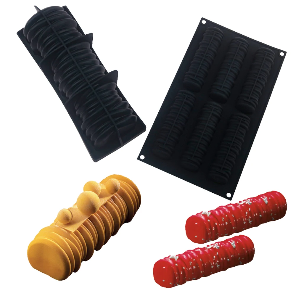 Single or 6-Connected Redwood Mousse Cake Molds Silicone Molds Chocolate Molds Baking Molds