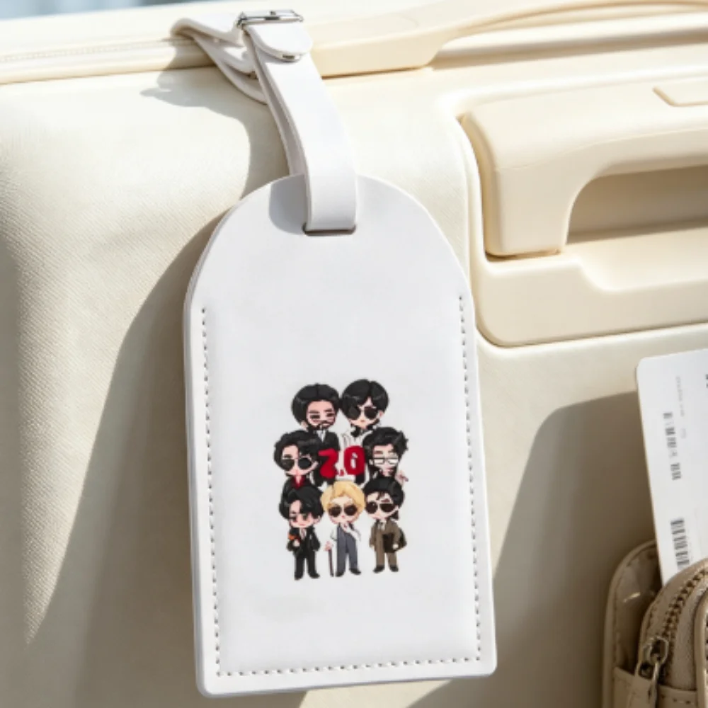 Customized Personalized Arirang 2.0 World Tour 2026 PU Luggage Tag, Sturdy Travel Bag ID Label, Ideal Kpop Fan Gift