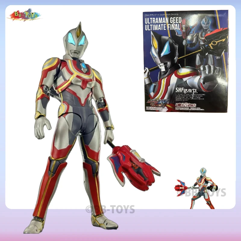 

В наличии S.H.Figuarts SHF Ultraman Series Geed Ultimate Final подвижная аниме-фигурка Коллекционная оригинальная коробка Готовые игрушки