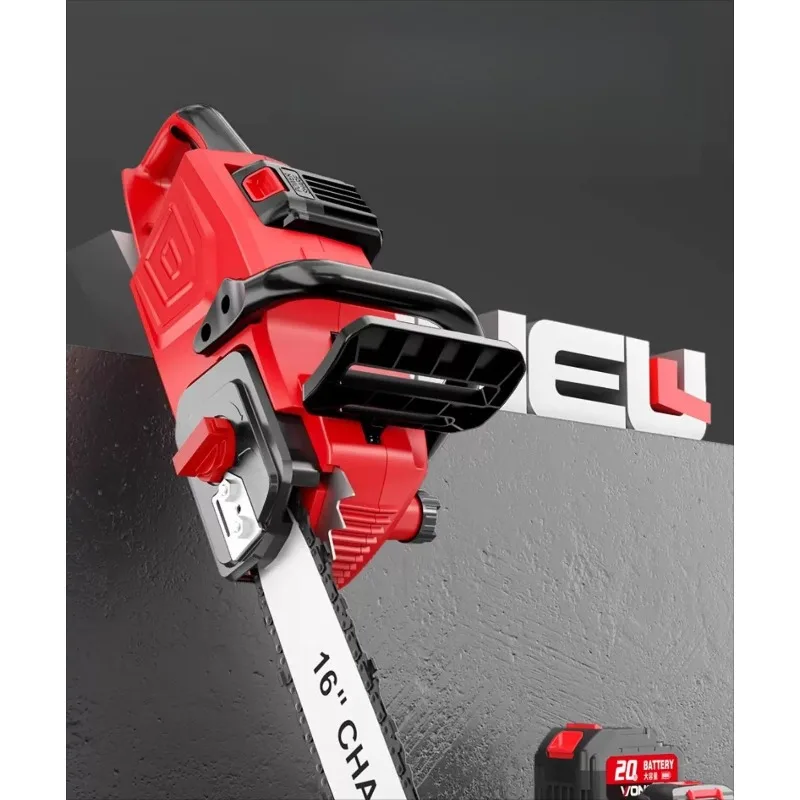 A rechargeable chainsaw household small handheld high-power lithium battery large-capacity chain drama