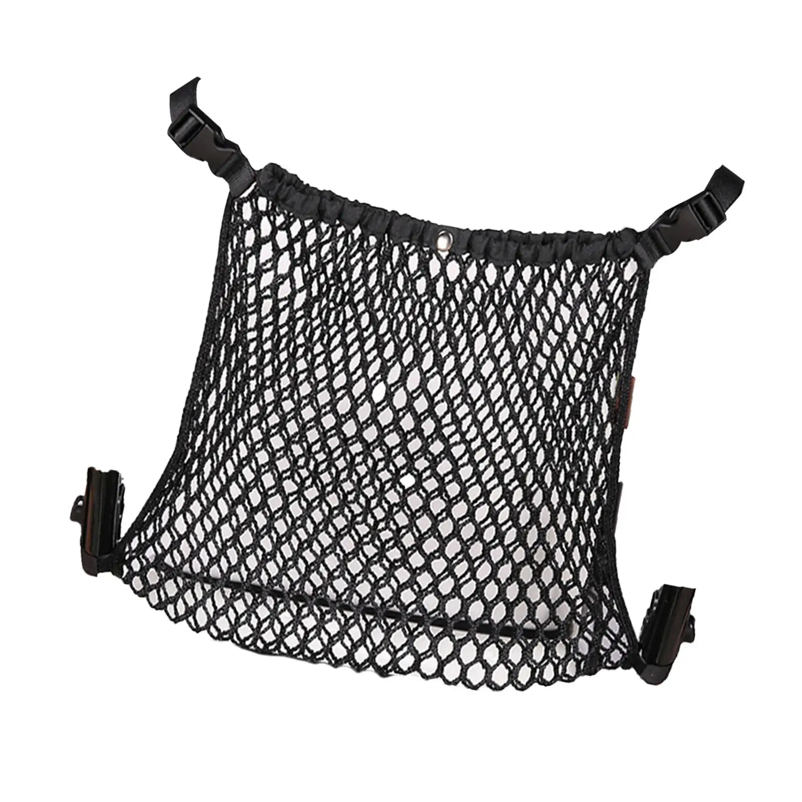 Baby Trolley Mesh Net Pocket Infant Stroller Mesh for Toys and Snacks Water Cups