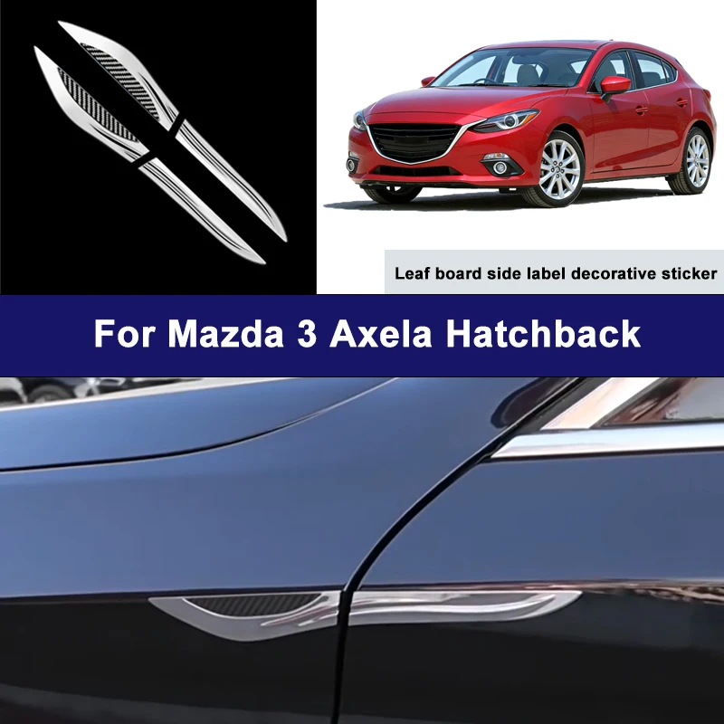 

Suitable For Mazda 3 Axela Hatchback car side blade stickers, car body external scratch protection decorative strip accessories