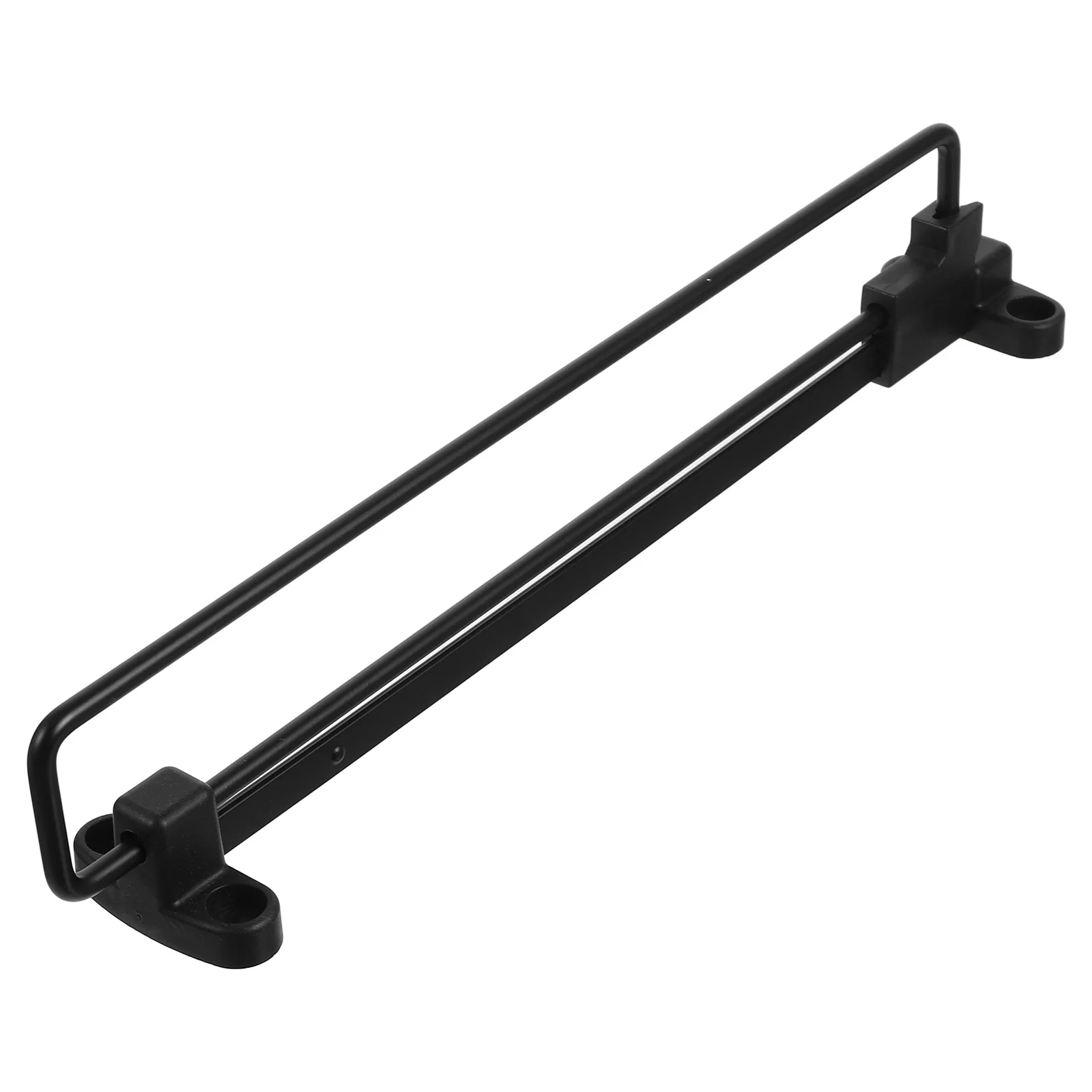 

12Inch 30Cm Retractable Extending Rail Pull Out Space Saving Hanger Sliding Telescopic Clothes Rod Wardrobe Hanger Rail Black