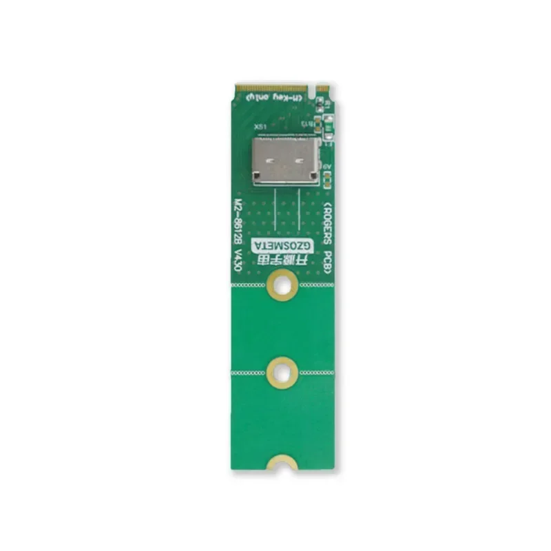 Imagem -03 - Chave para Adaptador Oculink Egpu para Mini pc Laptop Nvme M.2 m Placa Gráfica Externa 64gts Pcie 4.0 Placa Conversor