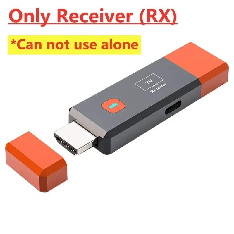 Draadloze HDMI-compatibele videozender en ontvanger Extenderkit TV Stick Dongle-adapter voor pc-camera Laptop naar monitor TV