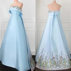 Customized  Jiayigong Sparkle Exquisite  Fashion Off-the-shoulder Ball Gown Floor Length  Dresses Embroidery S Customized