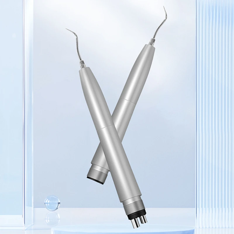 Dental Ultrasonic Air Scaler Handpiece with SJ1 SJ2 SJ3 Tips High Frequency Tooth Stone Calculus Removal Cleaning Tool