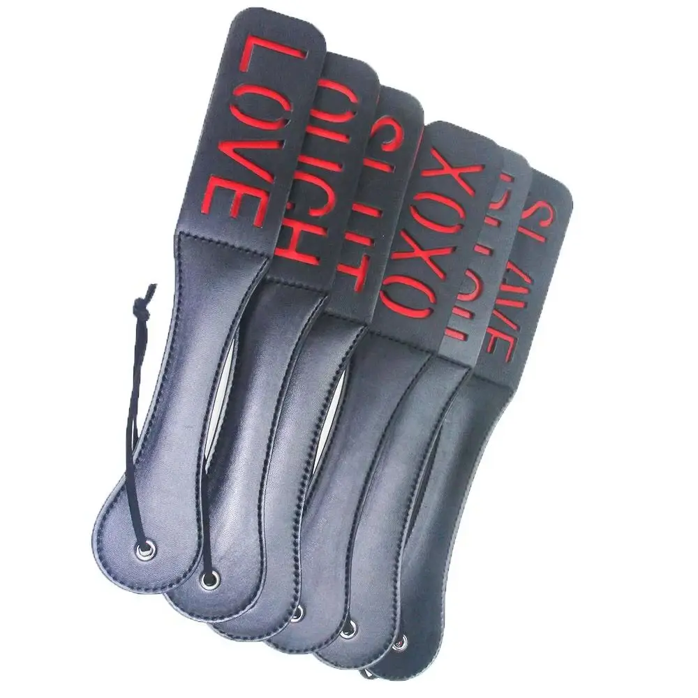 BDSM بولي Paddle سوط اللعوب لعبة للذكور الإناث مثالية الكلمات المجوفة لعبة الجنس للنساء الرجال الأزواج الكبار مثالية لعبة عاشق #4